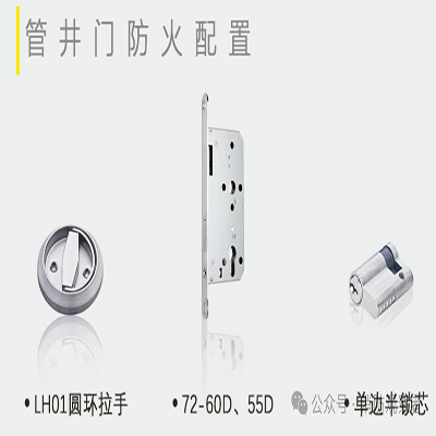 防火門鎖具應具有執手或推閂,不應以圓形或球形旋鈕代替執手(圖2) 管井門防火配置.jpg